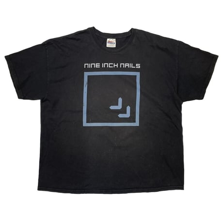 NINE INCH NAILS 00s SQUARE LOGO HANES 2XL 0748
