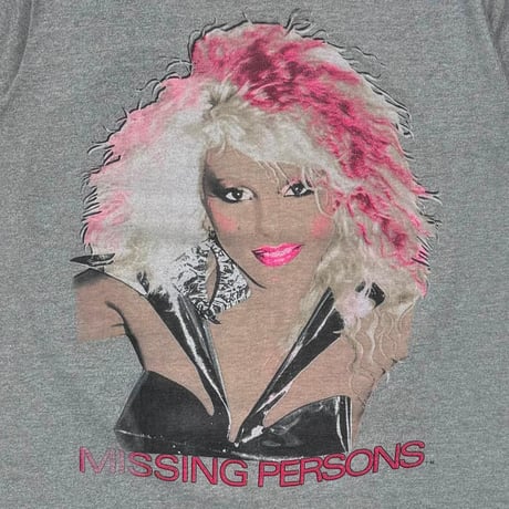 MISSING PERSONS RHYME&REASON TOUR 1984 ASH GREY SCREENSTARS LARGE 3268