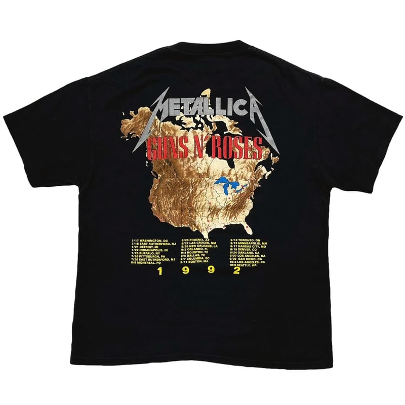 METALLICA × GUNS N'ROSES 1992 TOUR BROLUM XL 27