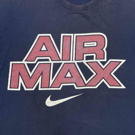 NIKE VINTAGE AIR MAX BIG LOGO NAVY RED XL 3759