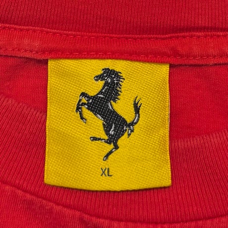 FERRARI EMBLEM DOUBLE SIDE RED XL 0433
