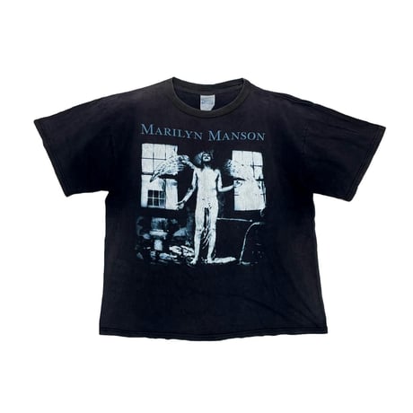 MARILYN MANSON ALL FUCKED UP DOUBLE SIDE TULTEX LARGE 0028