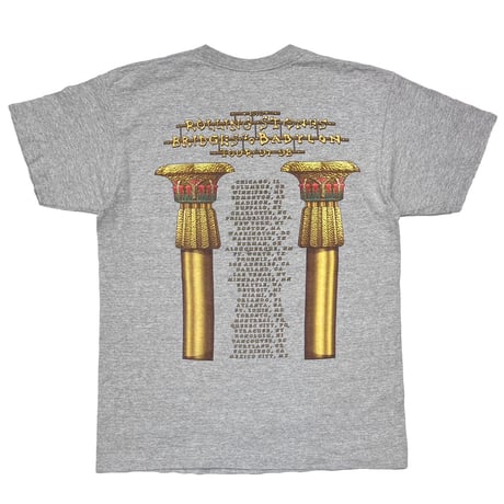 ROLLING STONES BRIDGES TO BABYLON GOLD LIP & TONGUE ASH GREY anvil LARGE 3251