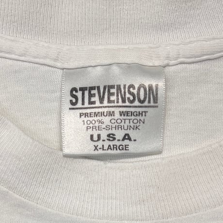 PEARL JAM 1992 DROP IN THE PARK WHITE STEVENSON XL 7230
