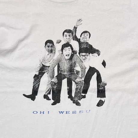 OLD&VINTAGE THE DRIFTERS ドリフターズ OLD MEMBER OH! WEESU WHITE UNITED SPORTS LARGE 7723