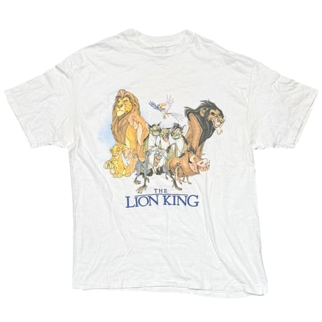 DISNEY VINTAGE THE LION KING WHITE FITS XL 7637