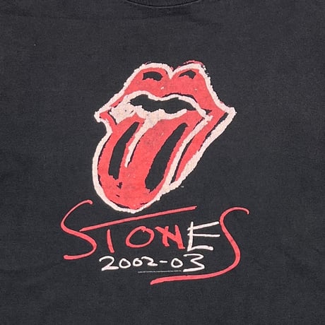 THE ROLLING STONES 2002-2003 RIP & TONGUE LS ALSTYLE LARGE 3846