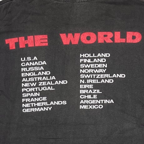 BON JOVI 1989 THE WORLD EURO FITS LARGE 9502
