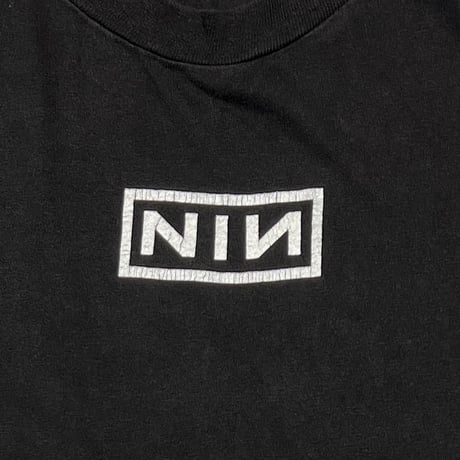 NINE INCH NAILS BOX LOGO HANES XL 6377