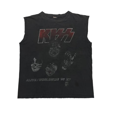 KISS ALIVE WORLDWIDE TOUR 1996 SLEEVELESS FITS XL 5647