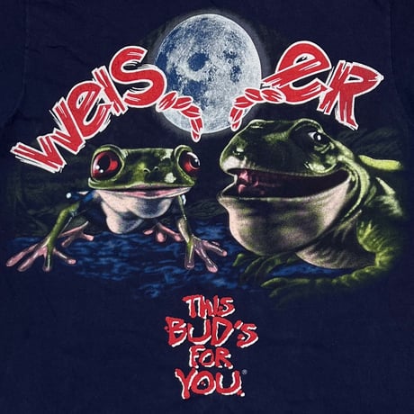 Budweiser FROGS THIS BUD'S FOR YOU NAVY CHANGES LARGE 1824