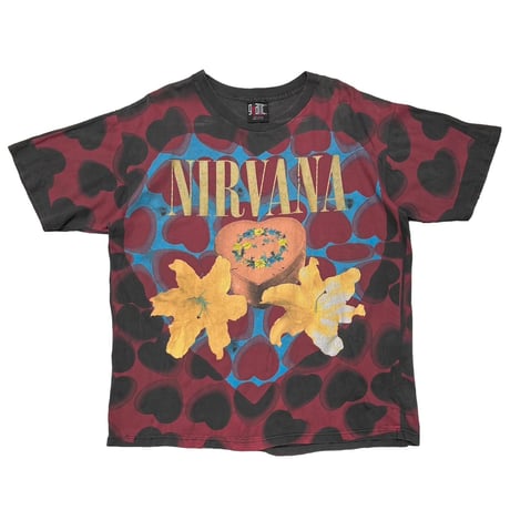 WINTERLAND ハート型グラフィック Tシャツ Lサイズ　ニルヴァーナ WINTERLAND ハート型グラフィック Tシャツ Lサイズ ニルヴァーナ