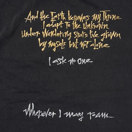 METALLICA PUSHEAD WHEREVER I MAY ROAM ONEITA LARGE 0033