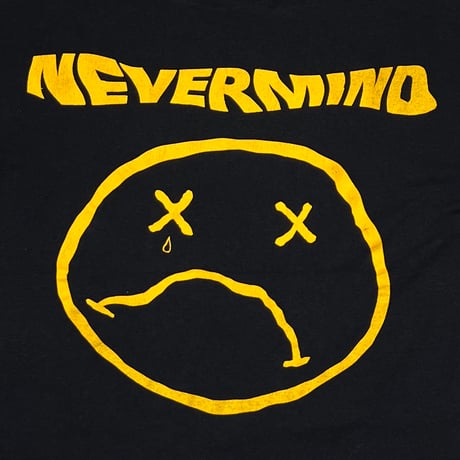 NIRVANA BIG SMILE NEVERMIND BOOTLEG BLACK FITS LARGE 4639