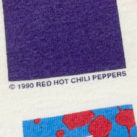RED HOT CHILI PEPPERS 1990 SPERM LOGO WHITE GIANT XL 1895
