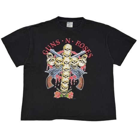 GUNS N' ROSES CROSS SKULL USE YOUR ILLUSION TOU 1991/1992 BROCKUM OSFA FITS XL 7660