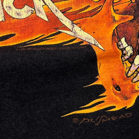 METALLICA PUSHEAD SIDE FLAME SKULL GIANT LARGE 6188