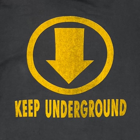 KEEP UNDERGROUND RAVE MISSION SWEAT HOODIE FITS XL 6352