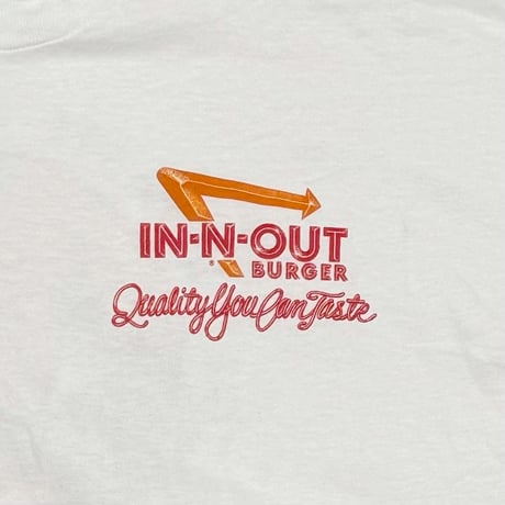 IN-N-OUT BURGER 1993 GET A TASTE OF CALIFORNIA WHITE XXL 3612