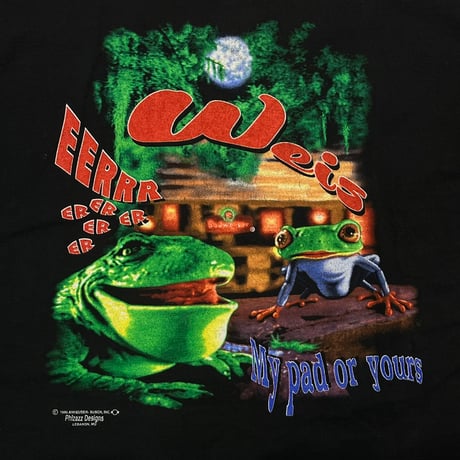 Budweiser 1995 FROGS MY PAD OR YOURS FRUIT OF THE LOOM XL 5345