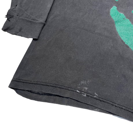 MISFITS HUGE GREEN SKULL BOOTLEG LS XL 5089
