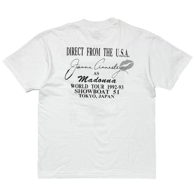 MADONNA WHO'S THAT GIRL SIGNATURE WHITE HANES L