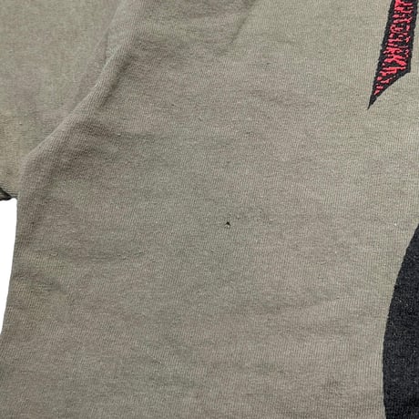 METALLICA PUSHEAD burn your fingers one by one KHAKI FITS XL 0633