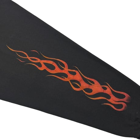 HARLEY DAVIDSON FLAMING SLEEVE SHELDON'S AUBURN LS XL 5942