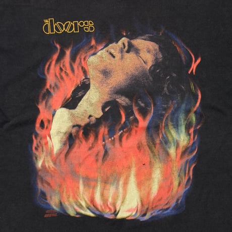 THE DOORS JIM MORRISON TRY TO SET THE NIGHT ON FIRE HANES XL 9040