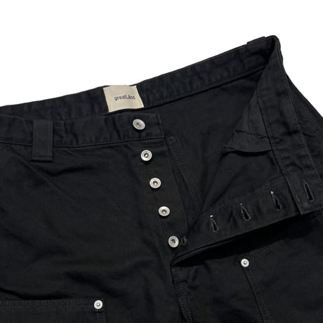 greatLAnd ORIGINAL NO MAN CARPENTER SHORTS BLACK