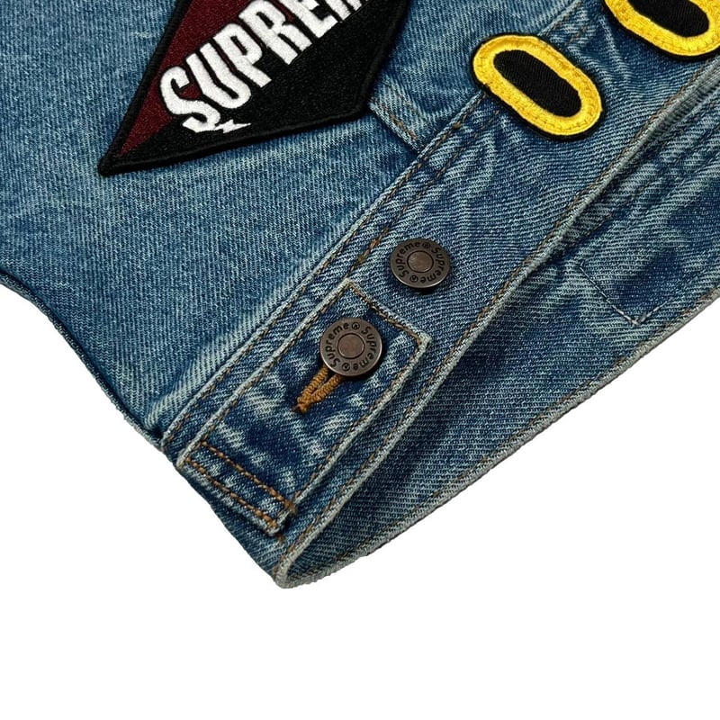 ジャケット・アウター Supreme patches denim trucker jacket Supreme Patches Denim Trucker Jacket - シュプリーム デニム