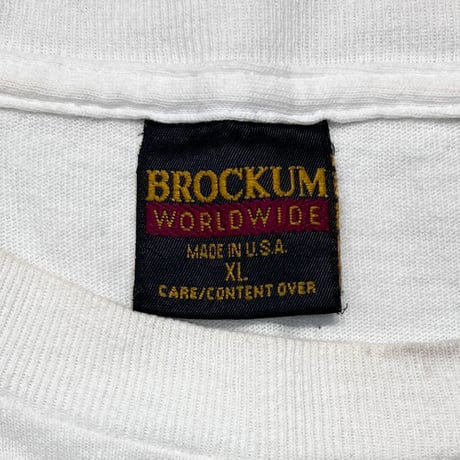 THE ROLLING STONES VOODOO LOUNGE TOUR 94/95 LIP & TONGUE COUNTRY FLAG WHITE BROCKUM XL 3939