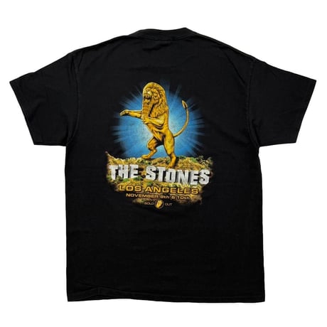 THE ROLLING STONES BRIDGE TO BABYLON GOLD TONGUE BACK GOLD LION ANVIL XL 0545