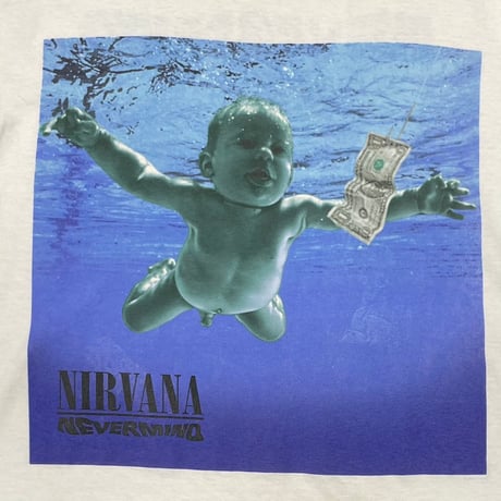 NIRVANA NEVERMIND WHITE WILD OATS MEDIUM 1674