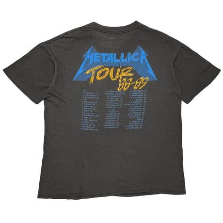 METALLICA AND JUSTICE FOR ALL TOUR 88-89 FITS XL 0447