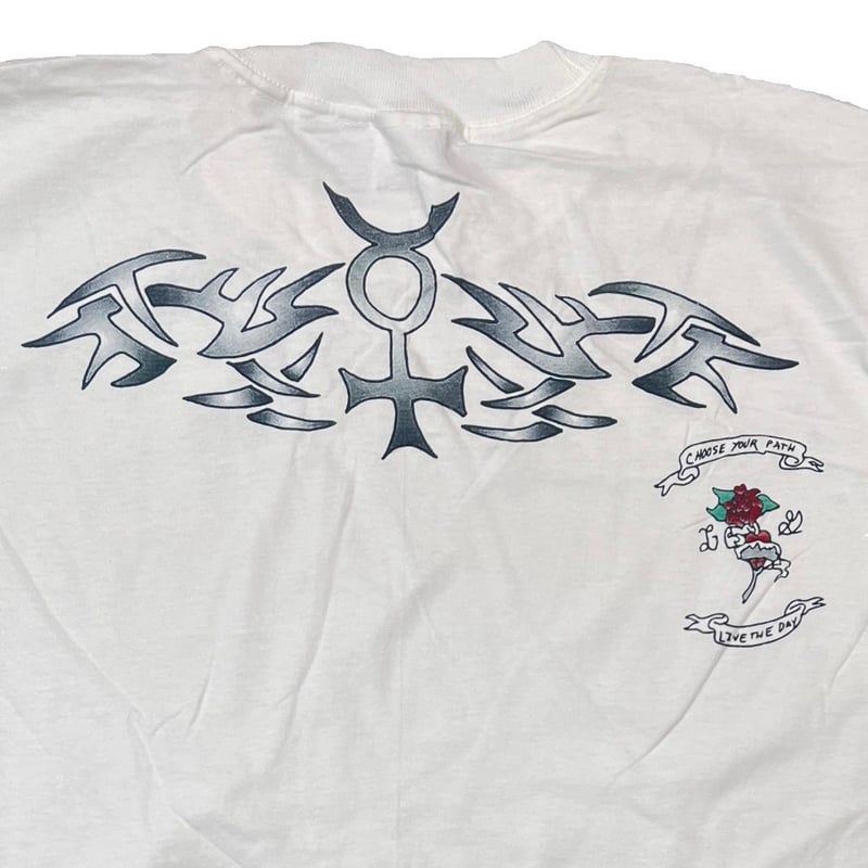 DENNIS RODMAN TATTOO LS WHITE XL 9584 | greatLA