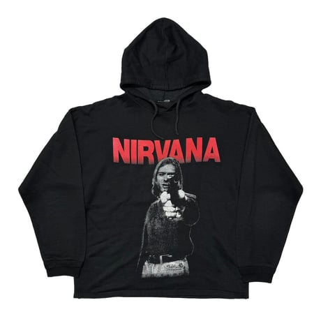 NIRVANA KURT COBAIN SHOOTING HELTER SKELTER SWEAT HOODIE FITS LARGE 6559