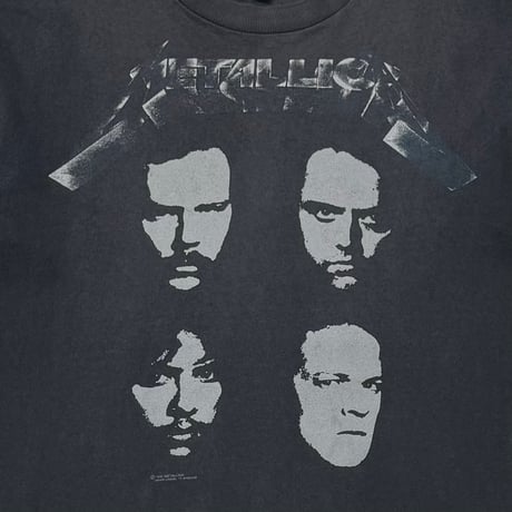 METALLICA 4 FACE HISTORIC DATES 1991 METALLICA TAG LARGE 2329