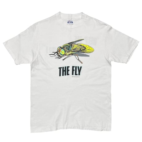THE FLY 1986 WHITE HANES LARGE 7264
