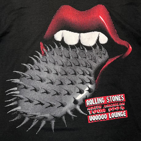 ROLLING STONES LIP & SPIKE TONGUE VOODOO LOUNGE FITS LARGE 2879