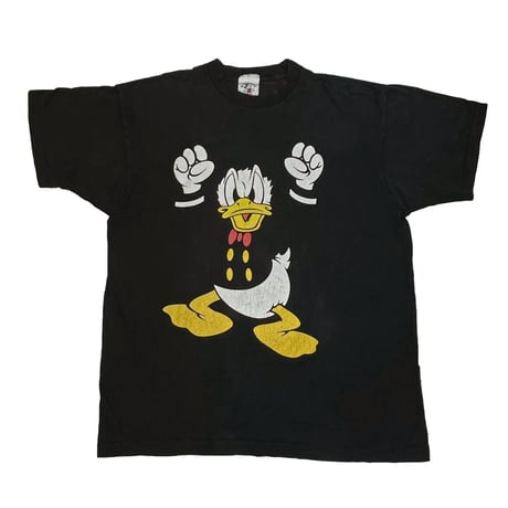 DINEY VINTAGE 90's CLASSIC DONALD DUCK ANGRY FITS XL 0474