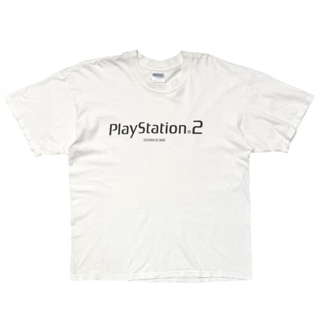 SONY PLAY STATION 2 2000 COMPANY PROMO WHITE GILDAN XL 3227