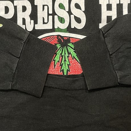 CYPRESS HILL RED SKULL WEEVE LS TEE ANVIL XL MADE IN USA 8027