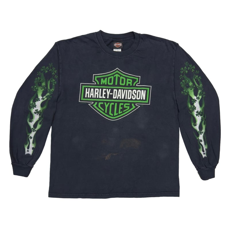 HARLEY DAVIDSON GREEN FLAME SAVANNA ST. PATRICK HARLEY DAVIDSON GREEN FLAME SAVANNA ST. PATRICK