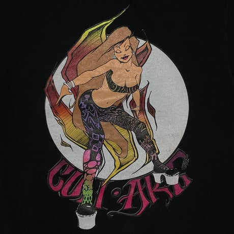 CONART DANCING LADY HOODED SWEATSHIRT BLACK SANTEE LARGE 3666