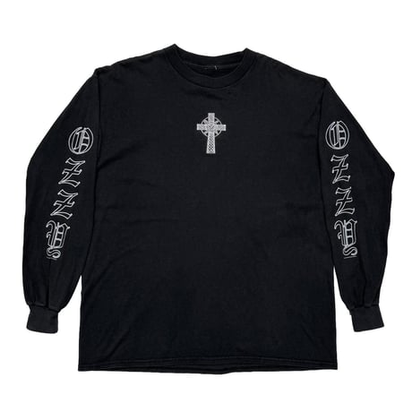 OZZY OSBOURNE 1995 CROSS EMBROIDERY LS BLACK FITS XL 0426
