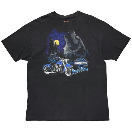 HARLEY DAVIDSON WOLF LEGENDS LIVE WHERE LEGENDS ROAM B&D RAHWAY, N.J. XL 5150
