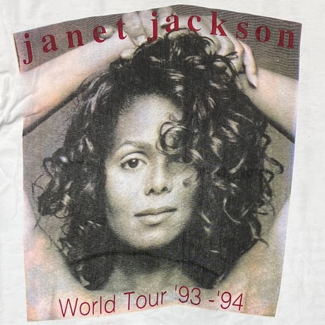 JANET JACKSON WORLD TOUR 93-94 LS WHITE anvil XL 2568