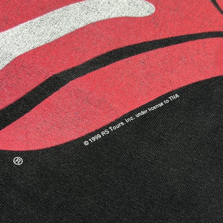 ROLLING STONES LIP & TONGUE 1999 NO SECURITY TOUR ALL SPORT LARGE 2882