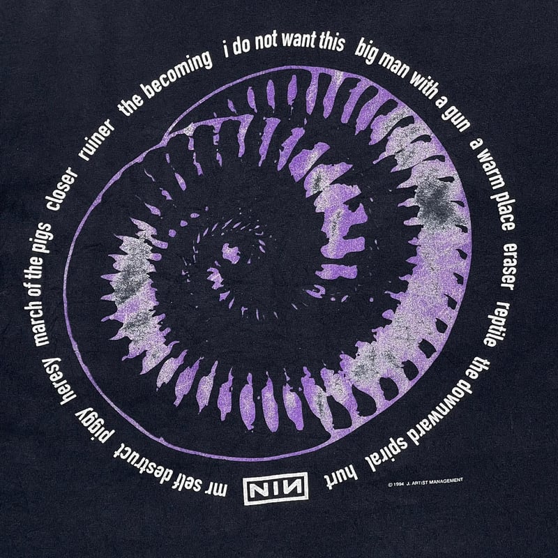 NINE INCH NAILS NIN BOX LOGO AMMONITE ALL SPORT